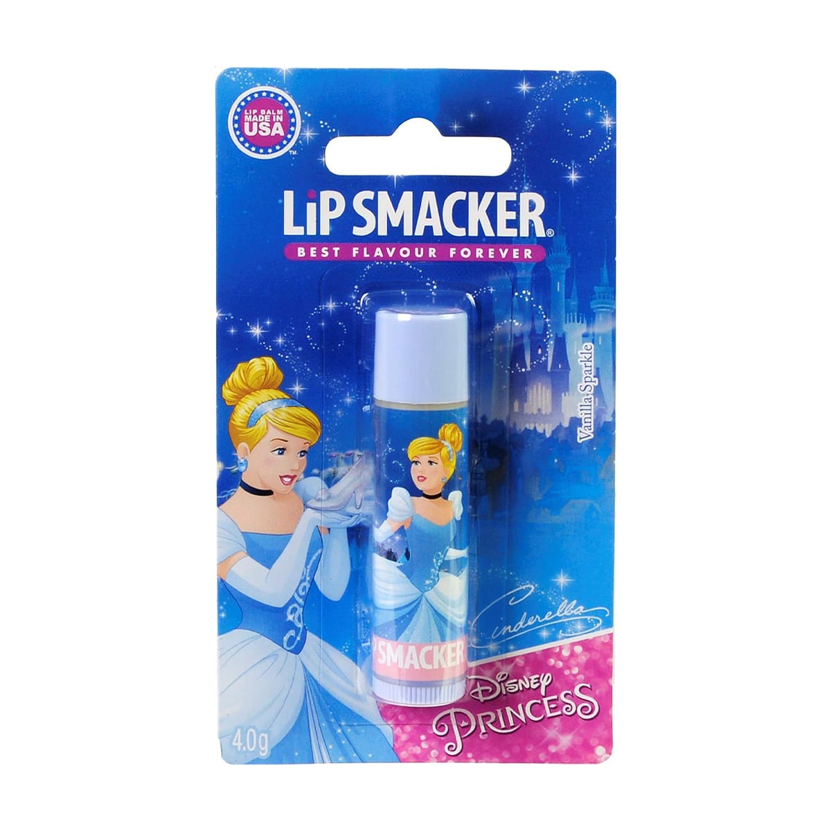 Бальзам для губ Lip Smacker Disney Princess Cinderella Lip Balm, Vanilla Sparkle, 4 г